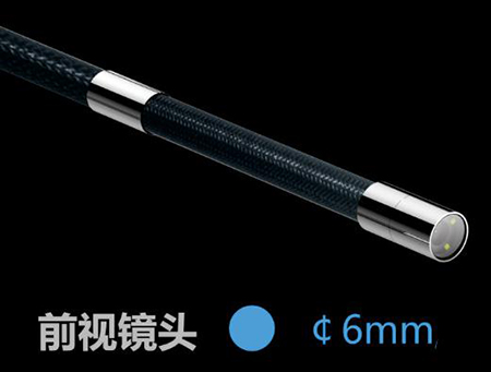 該款內(nèi)窺鏡鏡頭直徑6mm,公安刑偵、安保人員可通過門縫、窗戶等狹小空間實現(xiàn)對目標(biāo)觀測